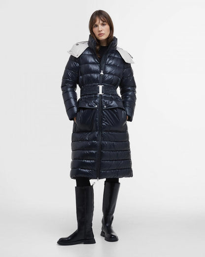 Barbour International Aisha Womens Long Puffer Jacket