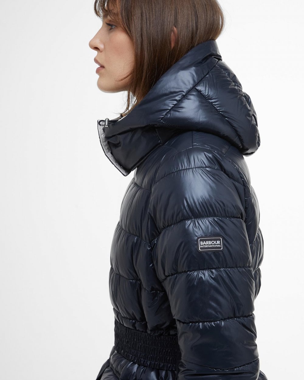 Barbour International Aisha Womens Long Puffer Jacket