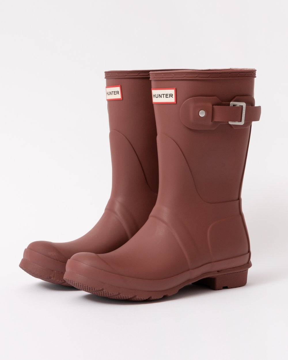 Hunter Original Short Womens Wellies - Muted Berry
