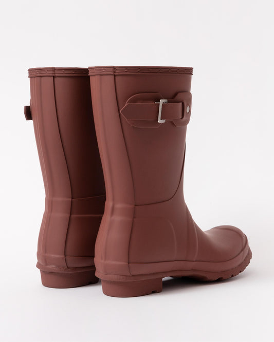 Hunter Original Short Womens Wellies - Muted Berry