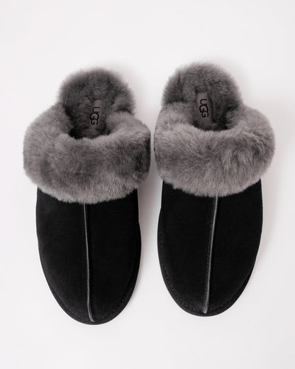 UGG Scuffette II Womens Slipper - Black/Grey