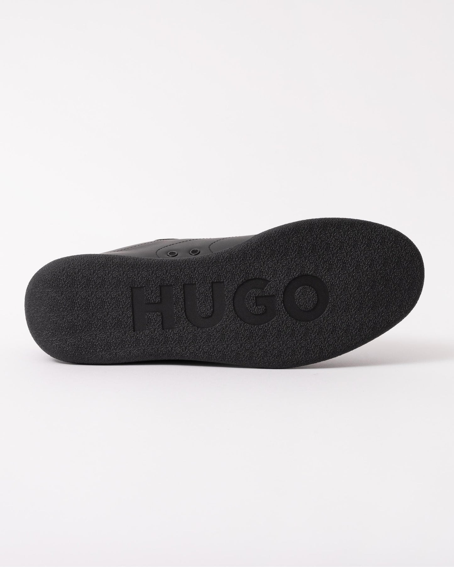 HUGO Riven Tenn Mens Cupsole Trainers with Logo Details on Rubber Outsole - Black 005