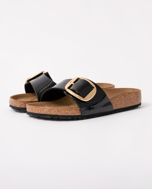 Birkenstock Madrid Big Buckle Birko-Flor Patent Womens Sandals