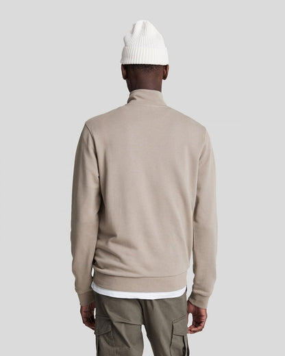 Lyle & Scott Cotton Merino Mens Quarter Zip Jumper - W870 Cove