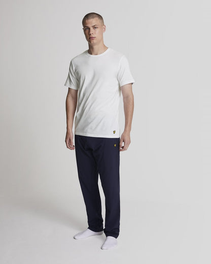 Lyle & Scott Mens Basic 3 Pack T-shirt - 626 White
