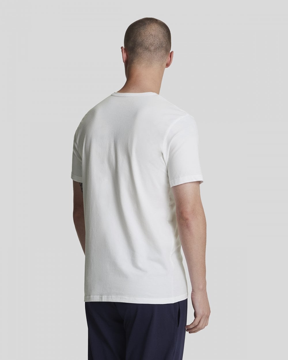 Lyle & Scott Mens Basic 3 Pack T-shirt - 626 White