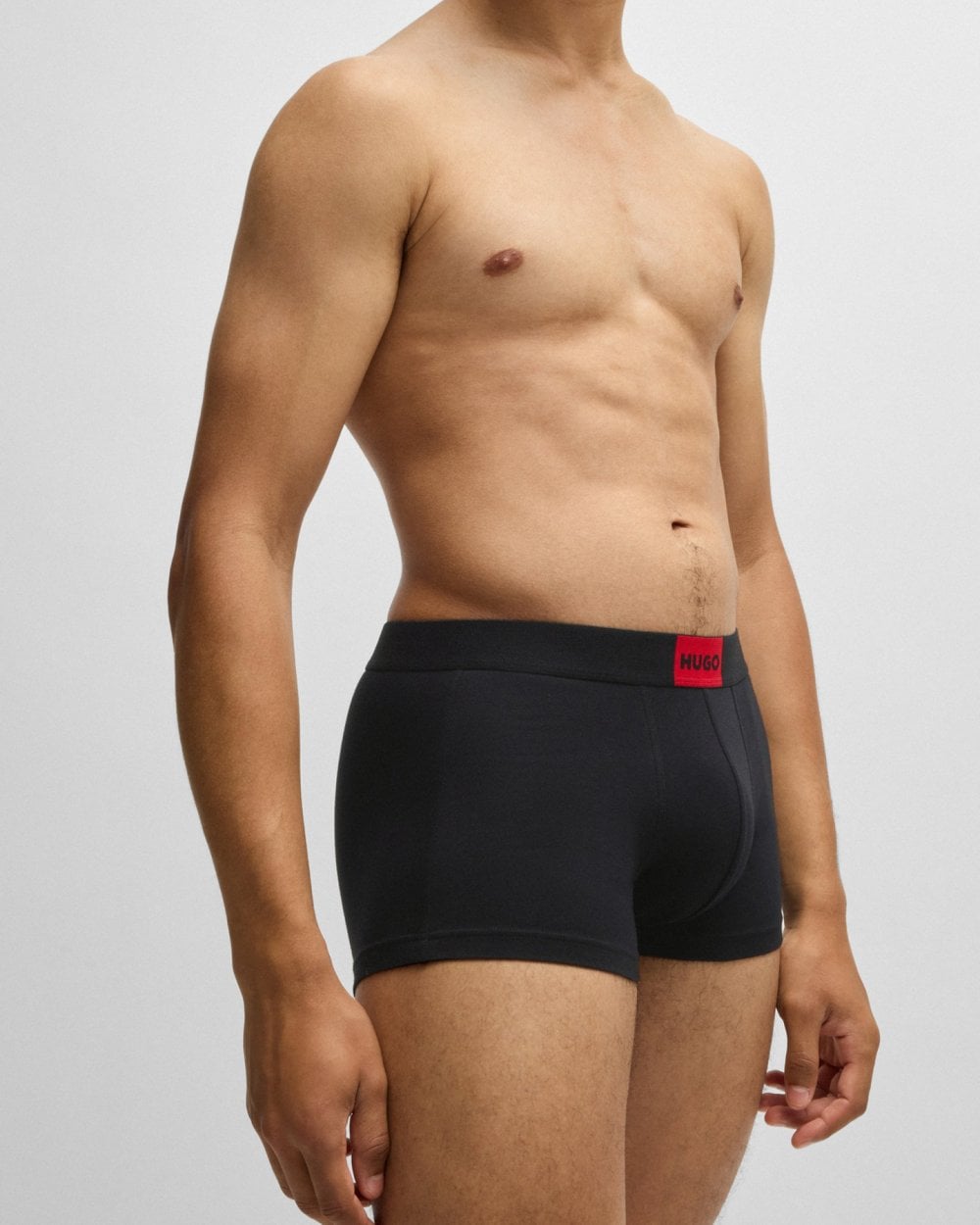 HUGO HUGO Galaxy Mens 3-Pack Trunks with Label Logo