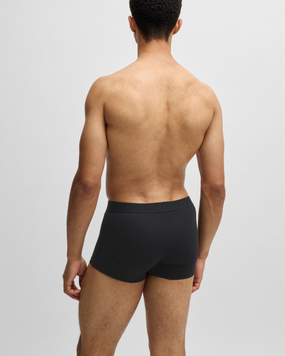 HUGO HUGO Galaxy Mens 3-Pack Trunks with Label Logo