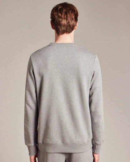 PS Paul Smith Mens Regular Fit Sports Stripe Zebra Sweatshirt - 72 Grey Melange