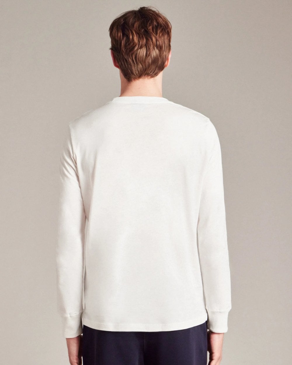 PS Paul Smith Mens Regular Fit Long Sleeve Zebra T-Shirt - 01 White