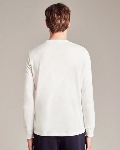 PS Paul Smith Mens Regular Fit Long Sleeve Zebra T-Shirt - 01 White