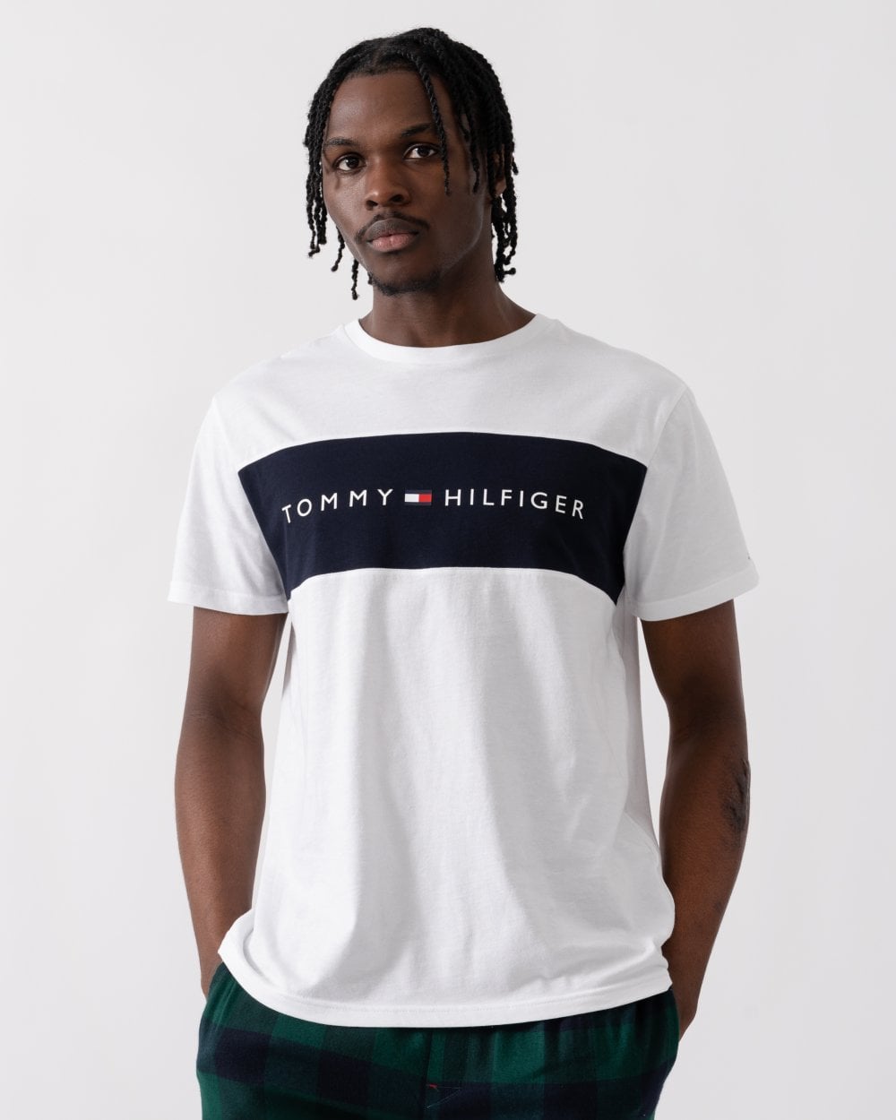 Tommy Hilfiger Block Logo Mens Lounge T-Shirt