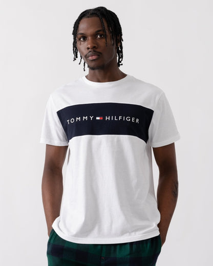 Tommy Hilfiger Block Logo Mens Lounge T-Shirt