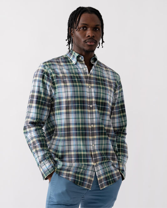 GANT GANT Mens Reg Poplin Tartan Check Shirt