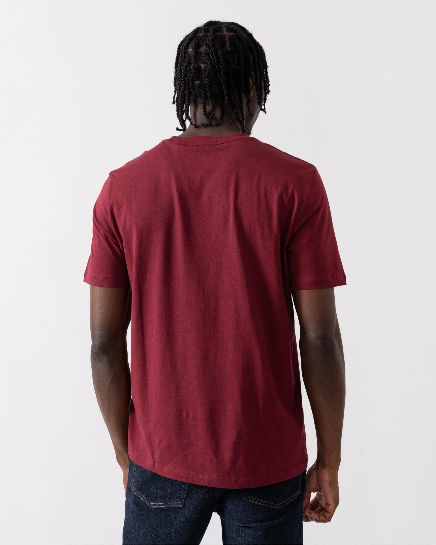 HUGO Dulivio Mens T-Shirt - Dark Pink 654