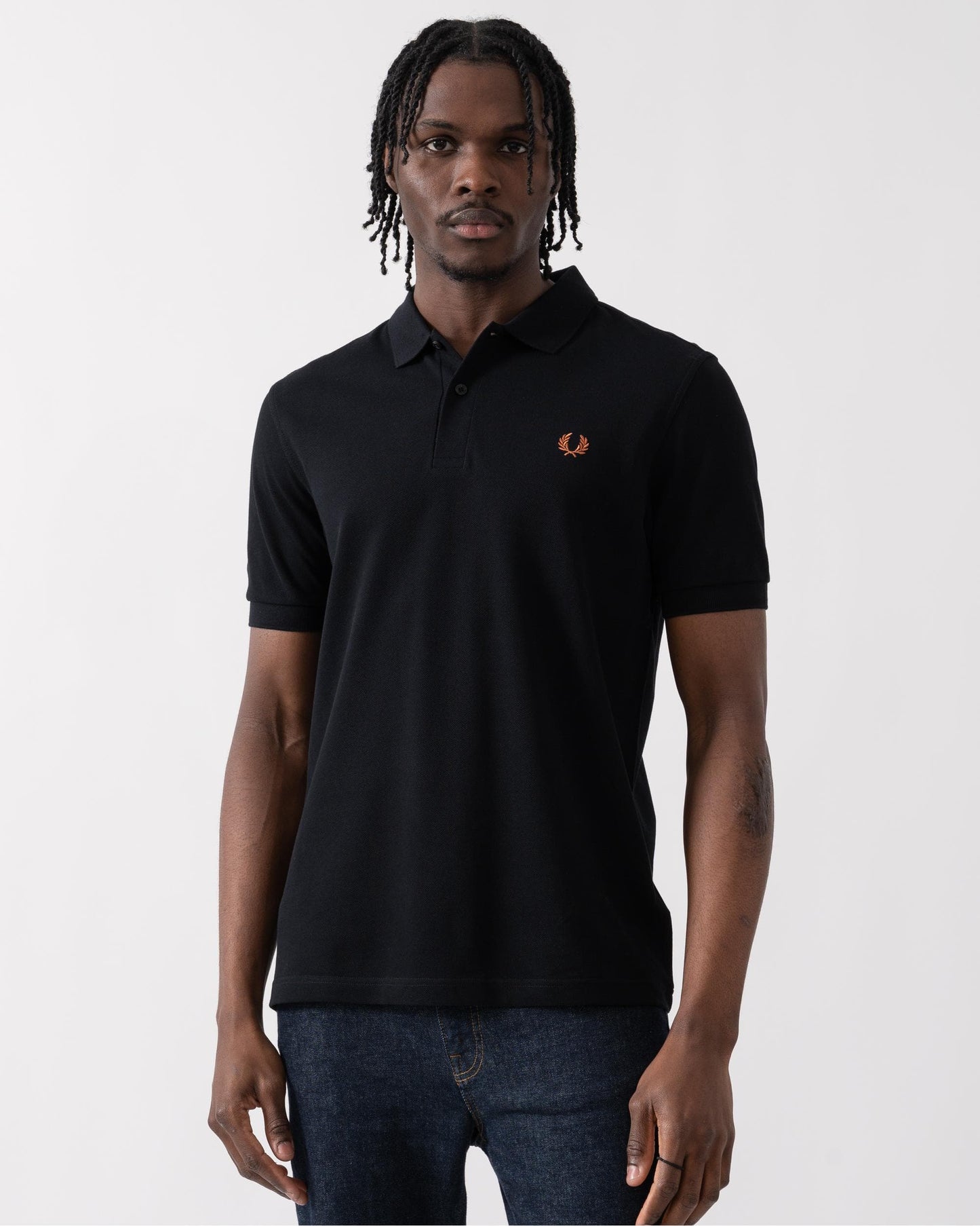 Fred Perry Mens Plain Signature Polo Shirt