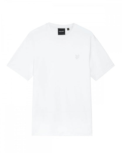 Lyle & Scott Tonal Eagle Mens T-Shirt - 626 White