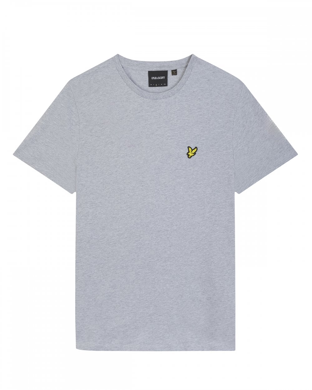 Lyle & Scott Plain Mens T-Shirt TS400VOG - D24 Light Grey Marl