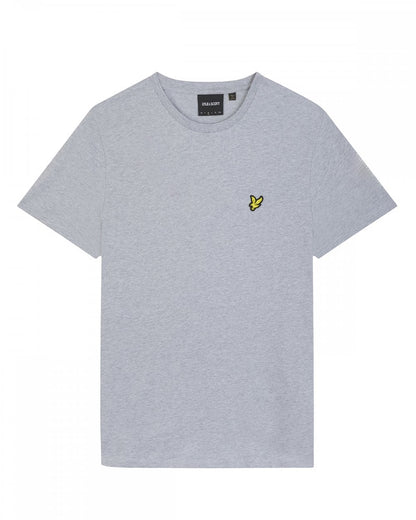 Lyle & Scott Plain Mens T-Shirt TS400VOG - D24 Light Grey Marl