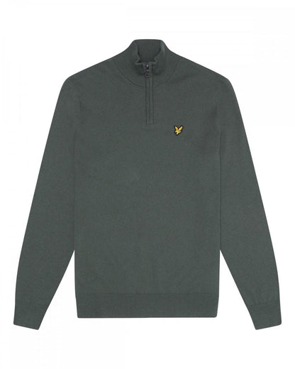 Lyle & Scott Cotton Merino Mens Quarter Zip Jumper