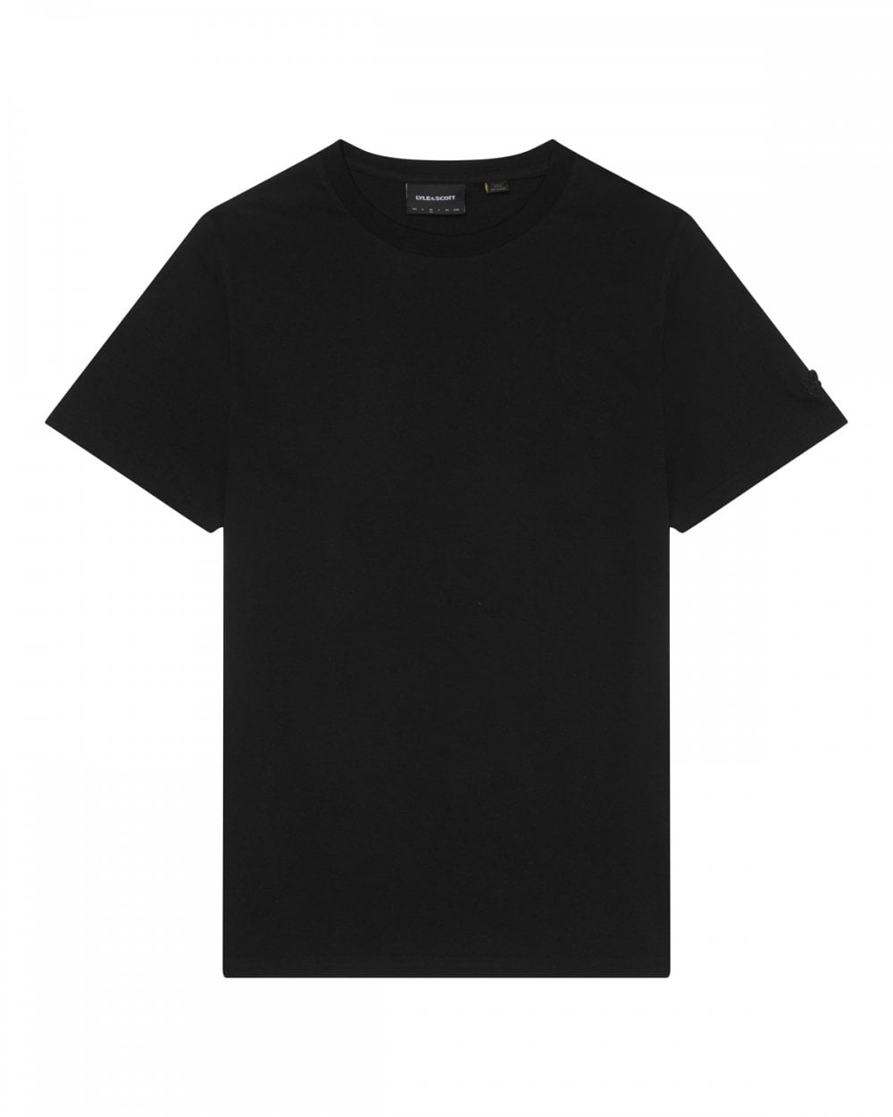Lyle & Scott Tonal Eagle Superfine Cotton Mens T-Shirt - Z865 Jet Black