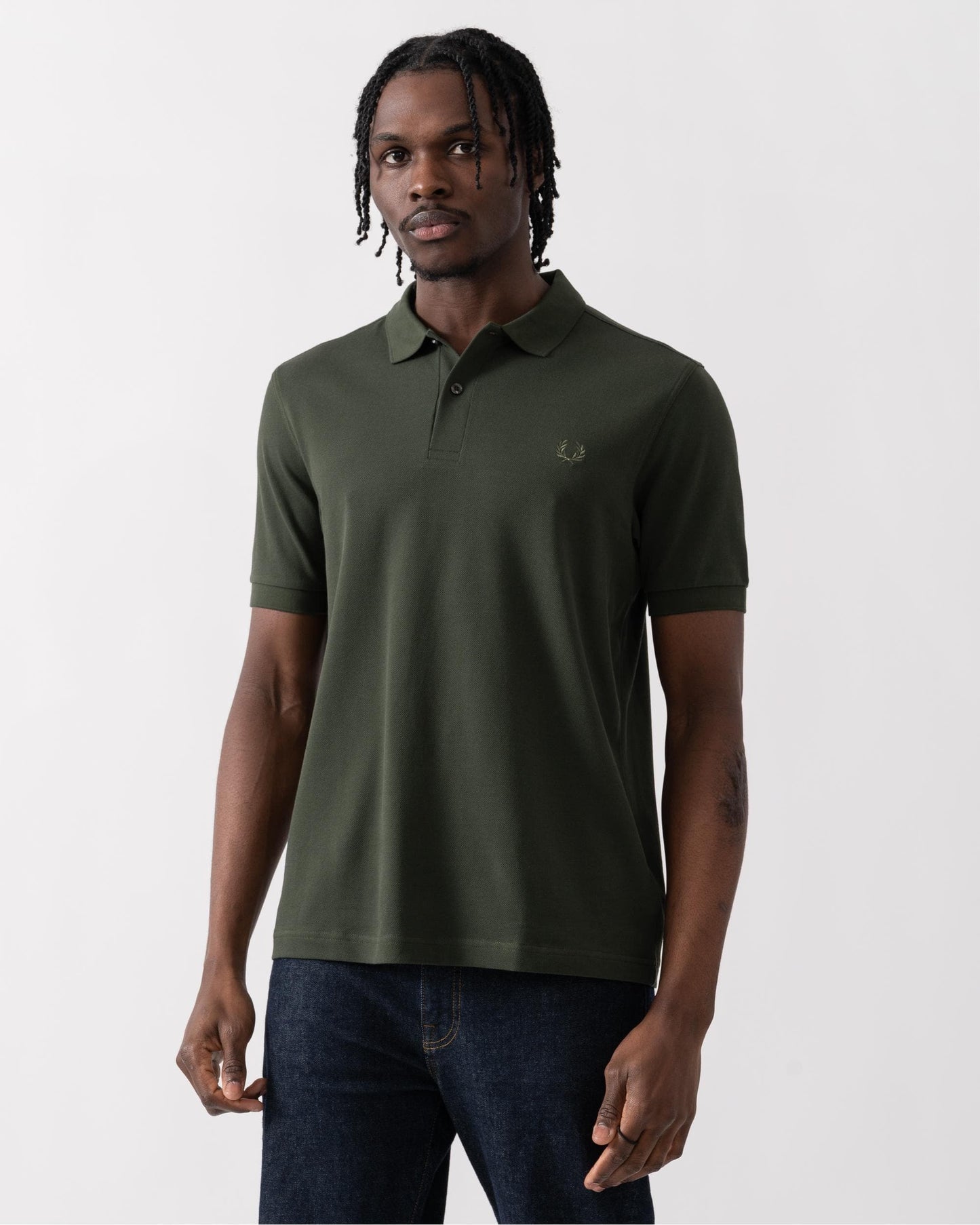 Fred Perry Mens Plain Signature Polo Shirt