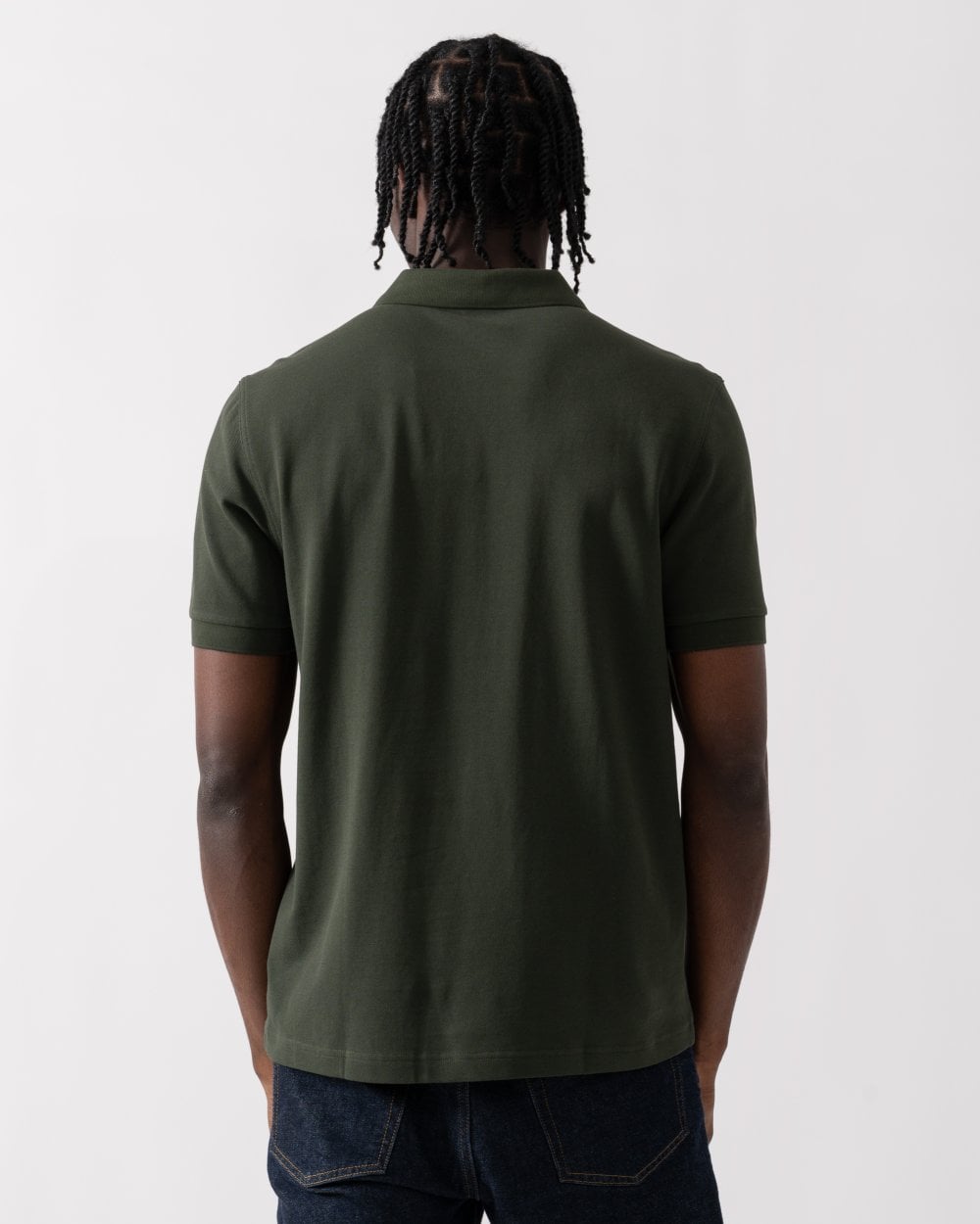Fred Perry Mens Plain Signature Polo Shirt - Hunting Green/Laurel Wreath Green X09