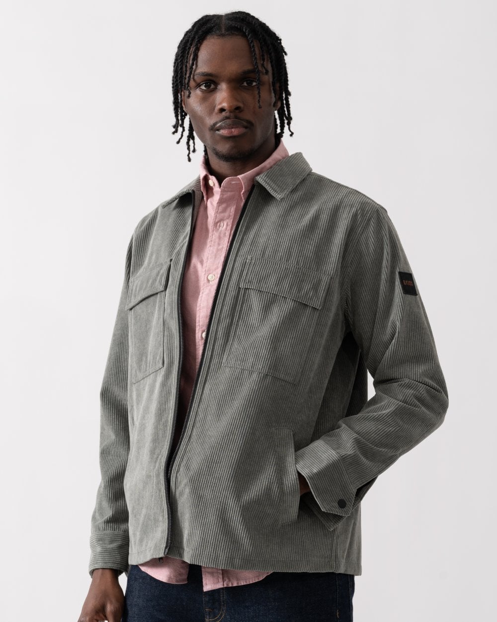 BOSS Orange Lozzy Mens Zip Up Overshirt