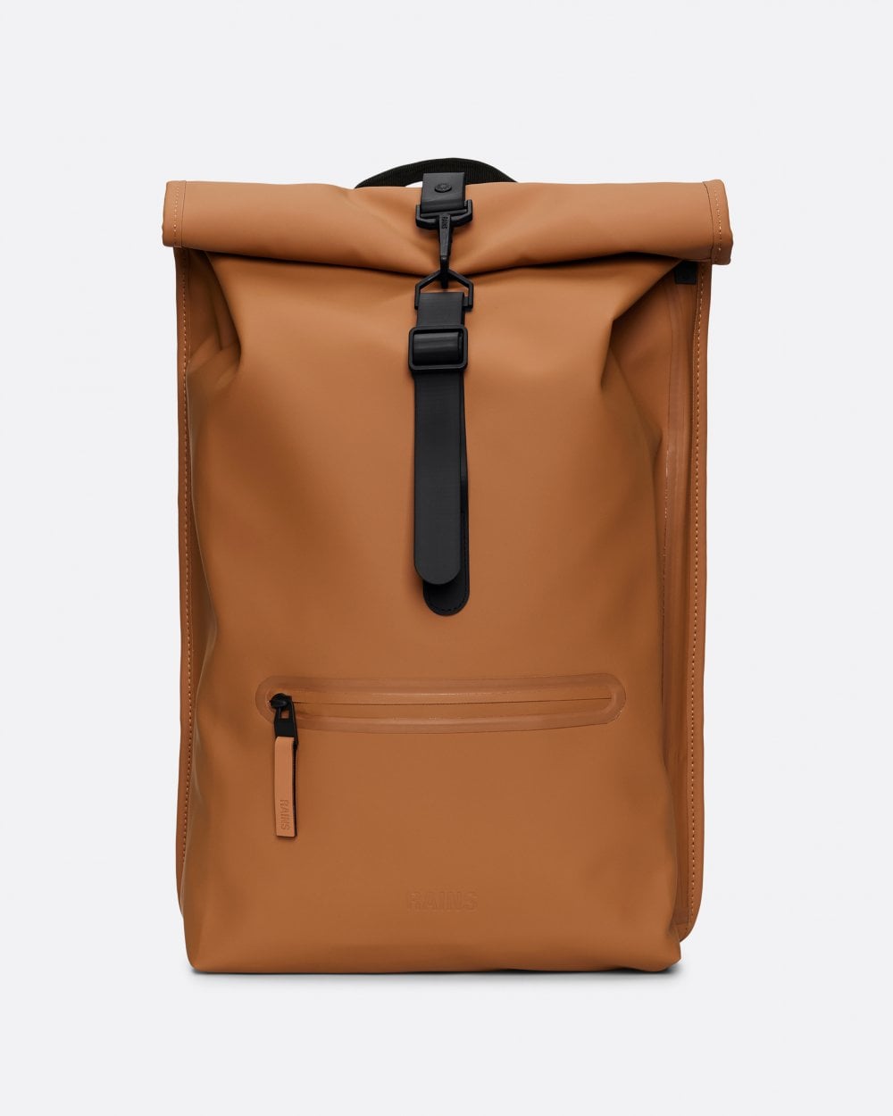 Rains Unisex Rolltop Rucksack - 63 Rust