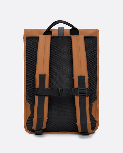 Rains Unisex Rolltop Rucksack - 63 Rust