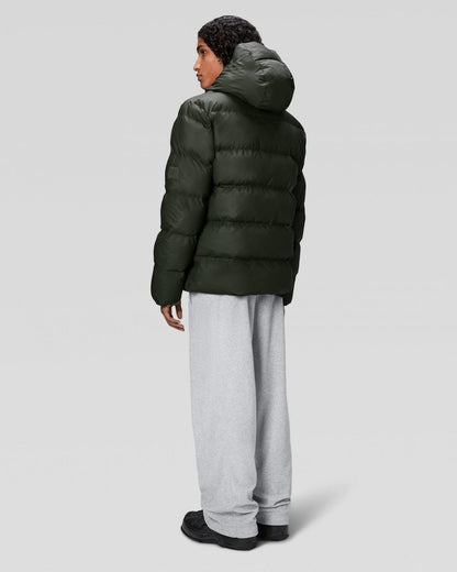 Rains Alta Unisex Puffer Jacket - 03 Green