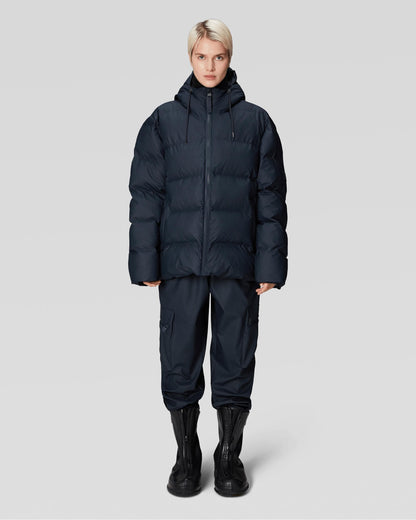 Rains Alta Unisex Puffer Jacket - 47 Navy
