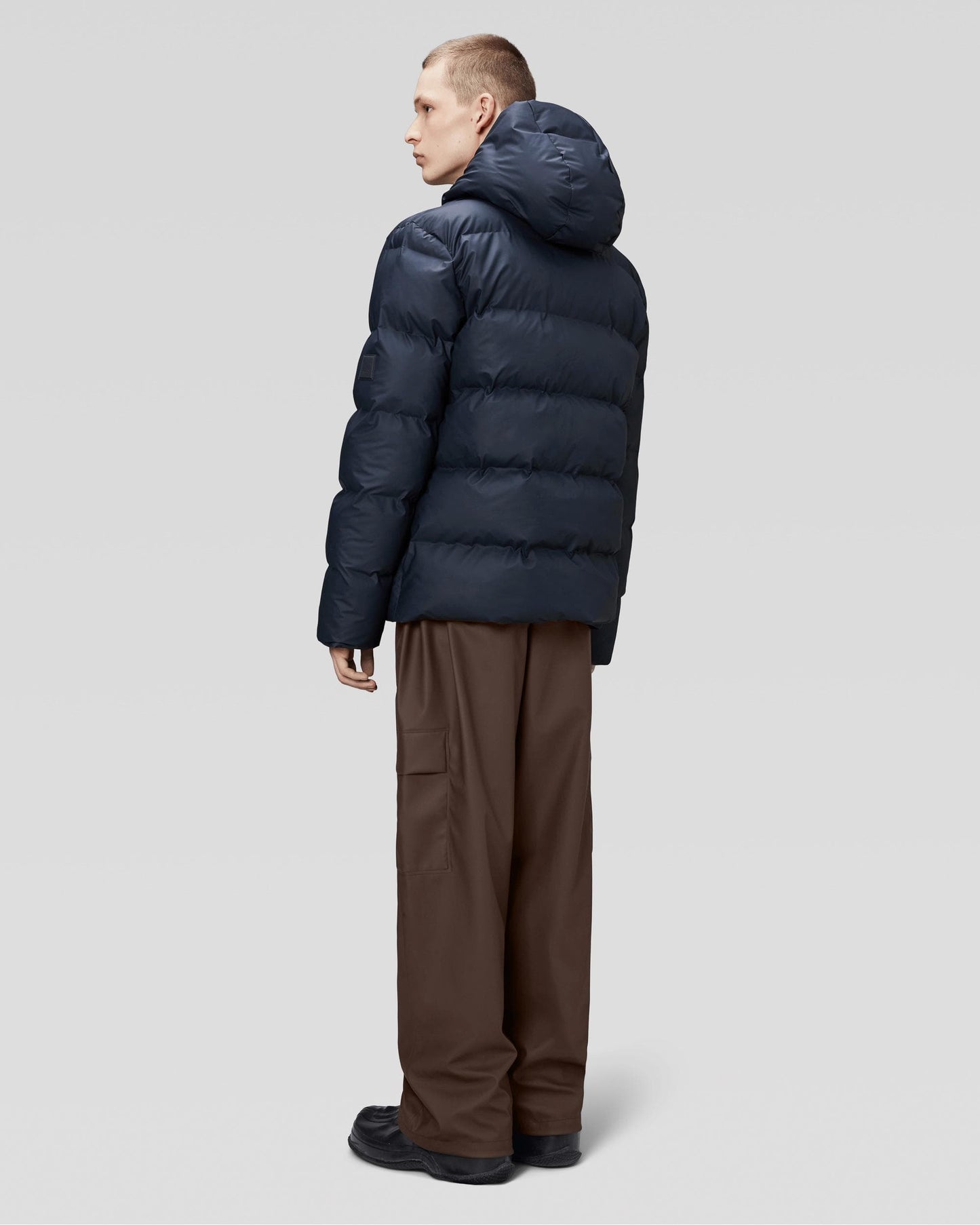 Rains Alta Unisex Puffer Jacket - 47 Navy