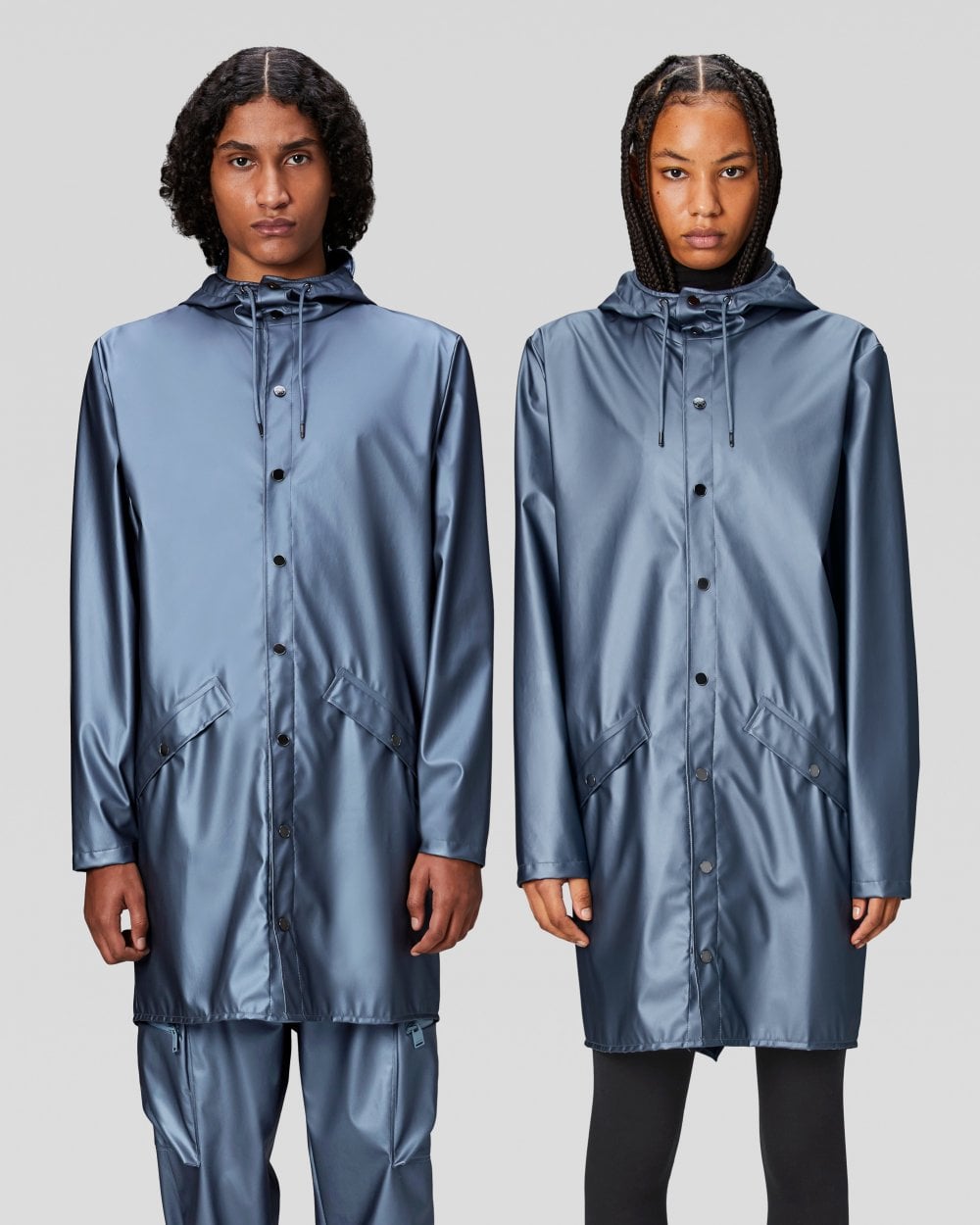 Rains Long Unisex Jacket - 36 Bay