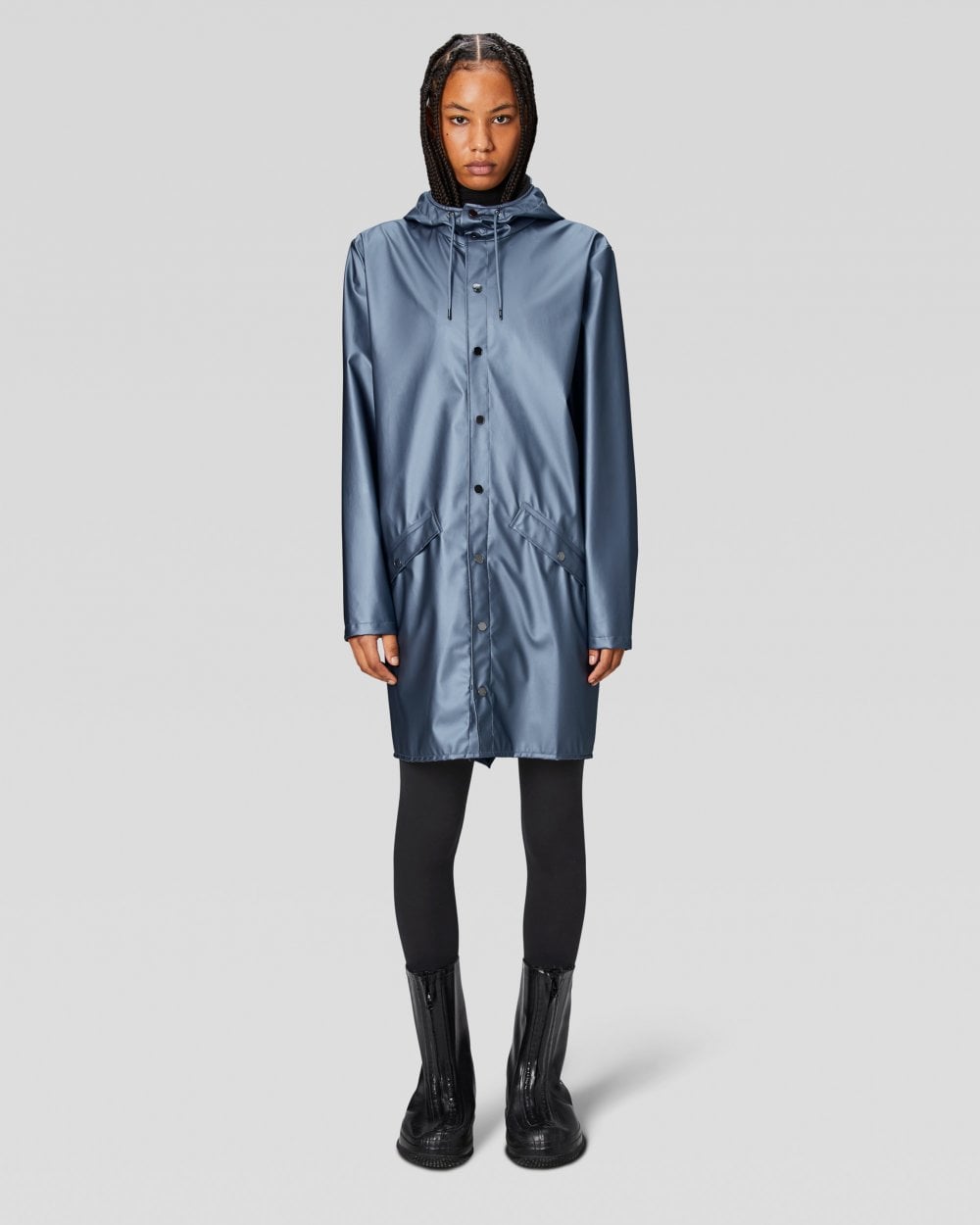Rains Long Unisex Jacket - 36 Bay