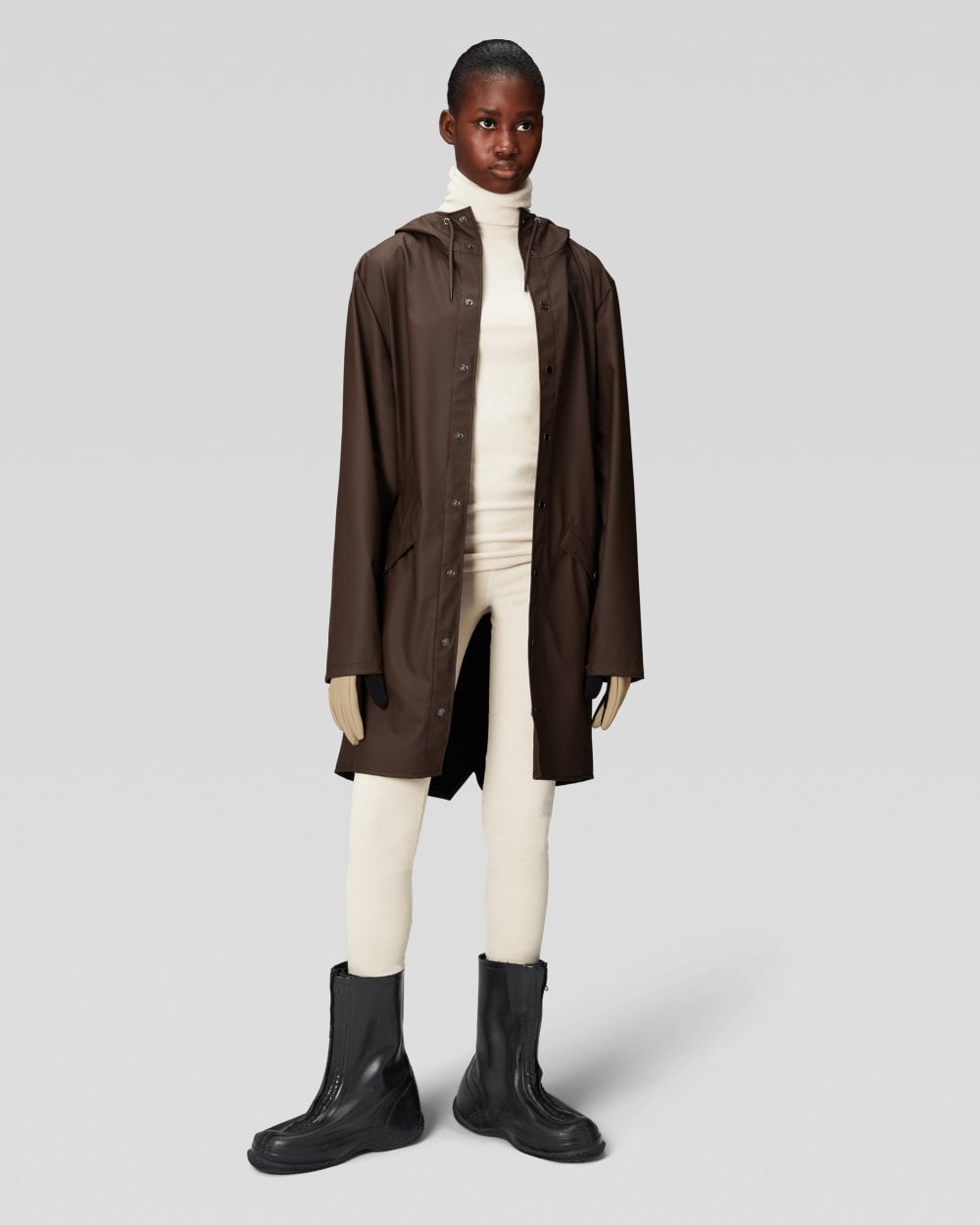 Rains Long Unisex Jacket - 23 Frame