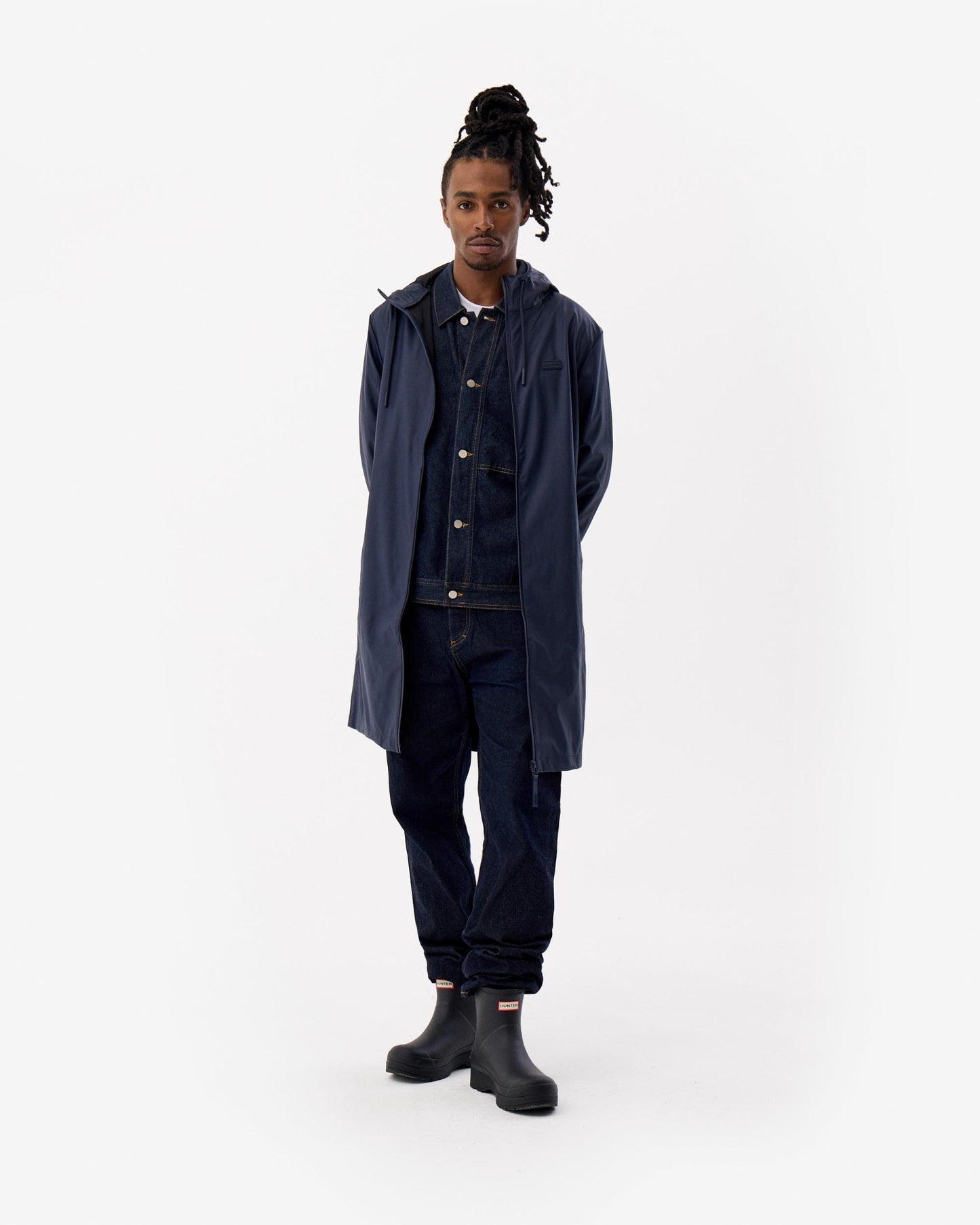 Hunter Andrea Unisex Rain Coat - Night Sky