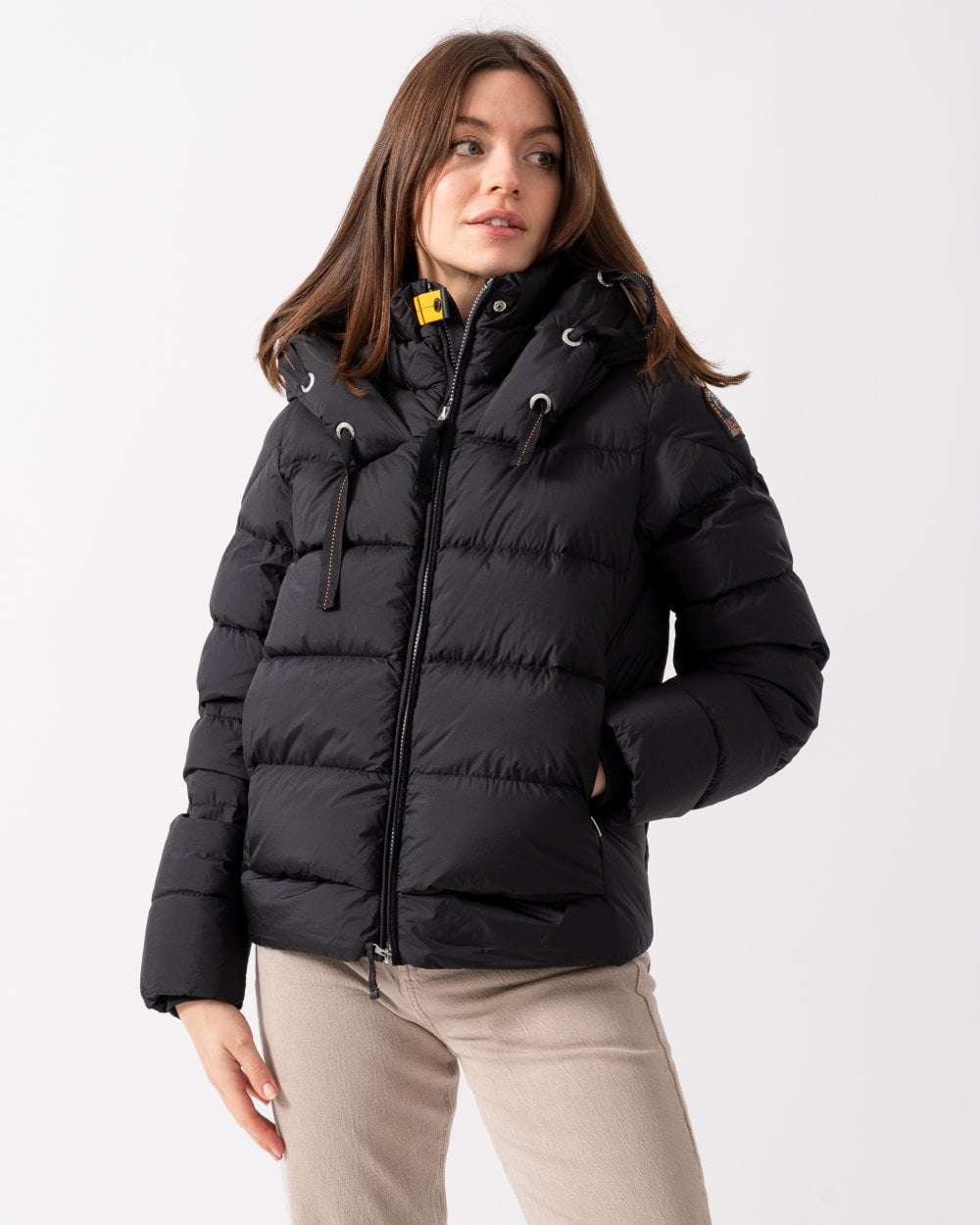 Parajumpers Bertilla Womens Hooded Down Jacket - Black 541