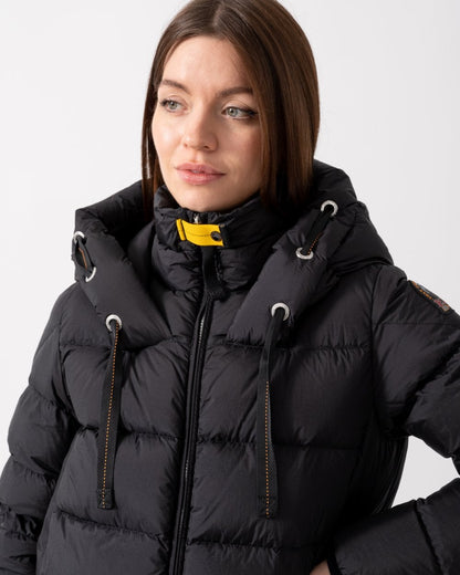 Parajumpers Bertilla Womens Hooded Down Jacket - Black 541
