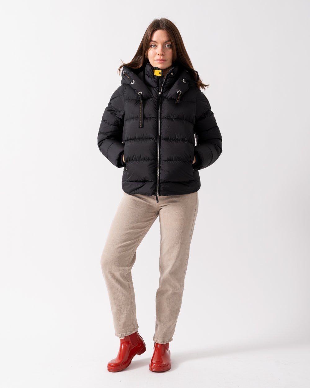 Parajumpers Bertilla Womens Hooded Down Jacket - Black 541