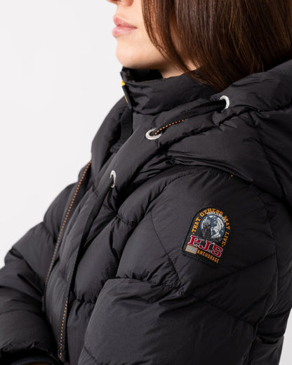 Parajumpers Bertilla Womens Hooded Down Jacket - Black 541