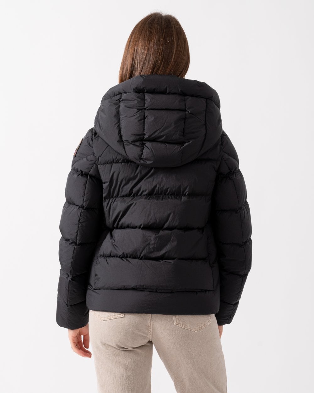 Parajumpers Bertilla Womens Hooded Down Jacket - Black 541