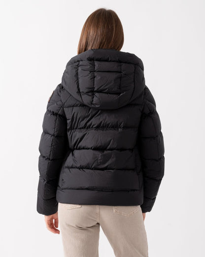 Parajumpers Bertilla Womens Hooded Down Jacket - Black 541