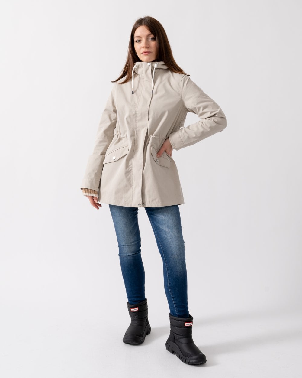 Joules Portwell Womens Raincoat - Neutral