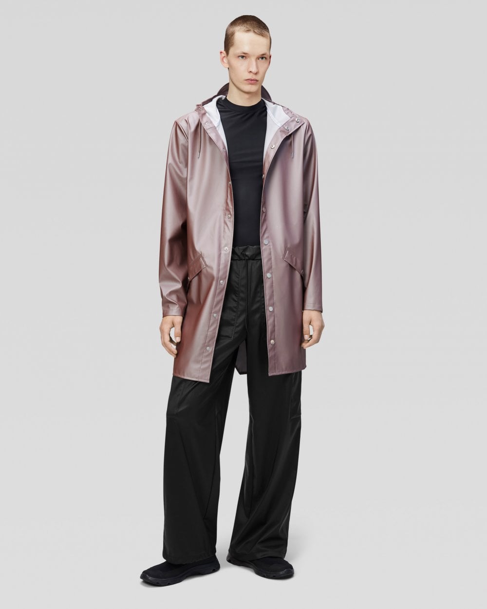 Rains Long Unisex Jacket - 37 Muse