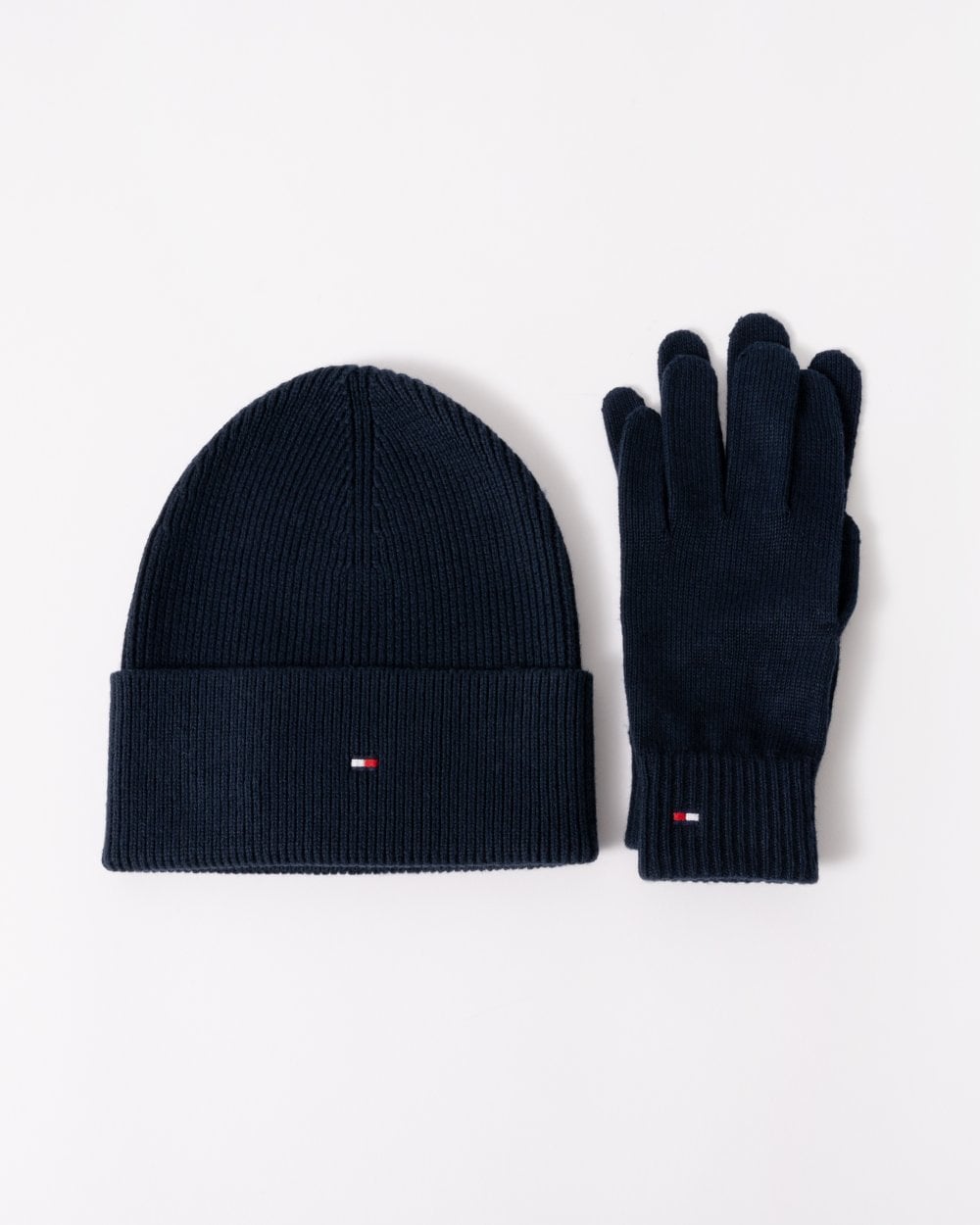 Tommy Hilfiger Essential Womens Beanie & Gloves Gift Set