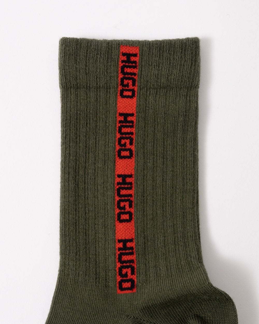 HUGO HUGO Mens 2-Pack Quarter Length Logo Tape Socks Gift Set
