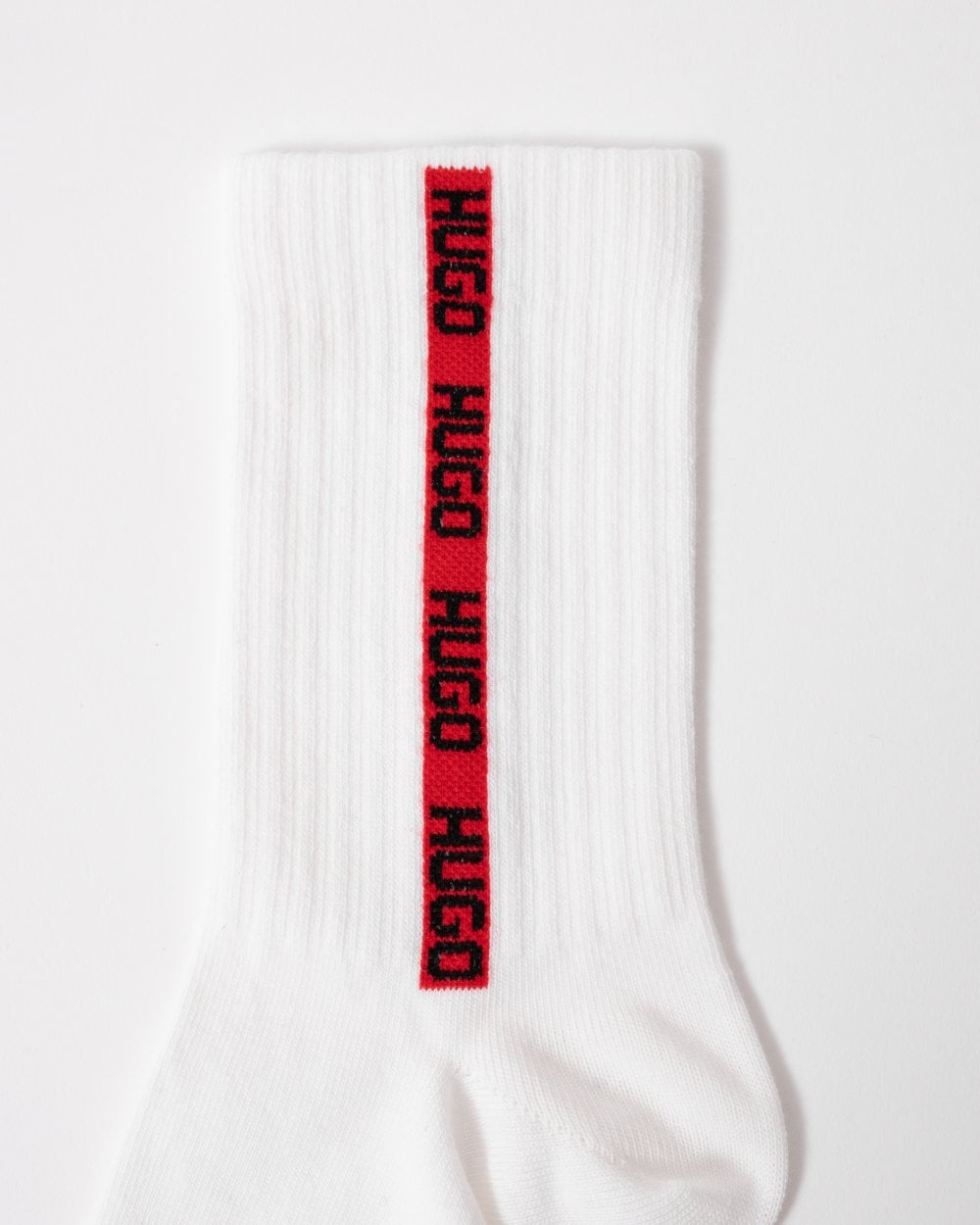 HUGO HUGO Mens 2-Pack Quarter Length Logo Tape Socks Gift Set