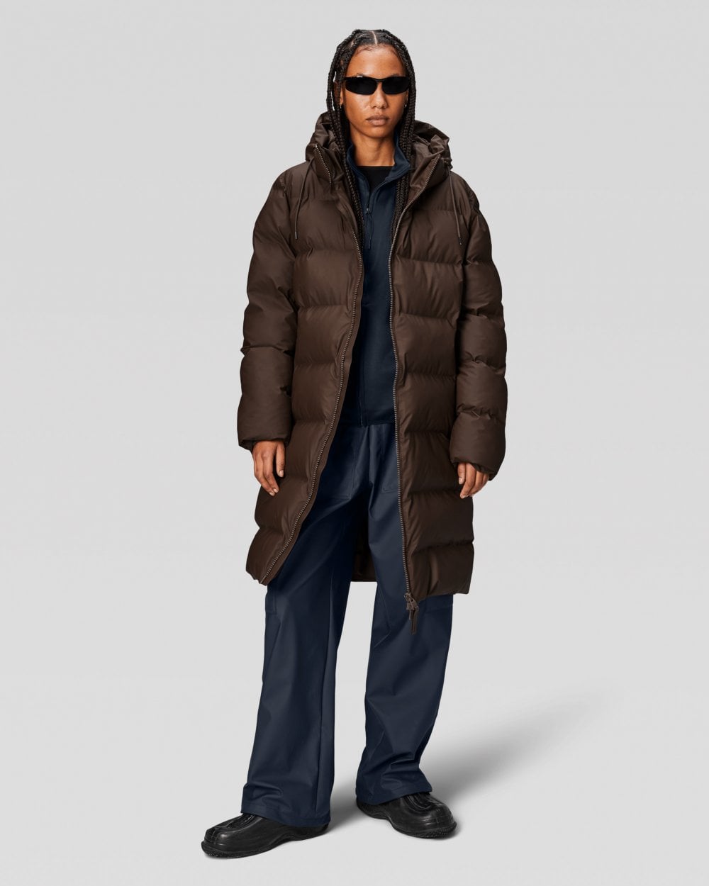 Rains Alta Long Unisex Puffer Jacket - 23 Frame
