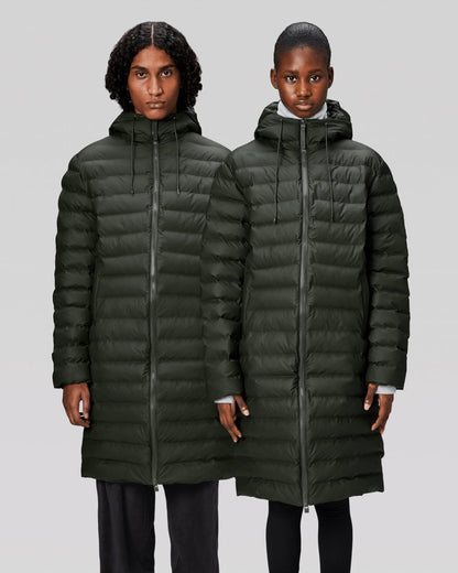 Rains Lohja Longer Puffer Jacket - 03 Green